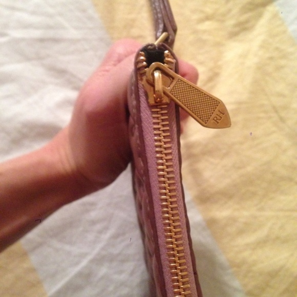NWT Reece Hudson Bowery Clutch pouch in mauve - Picture 2 of 7